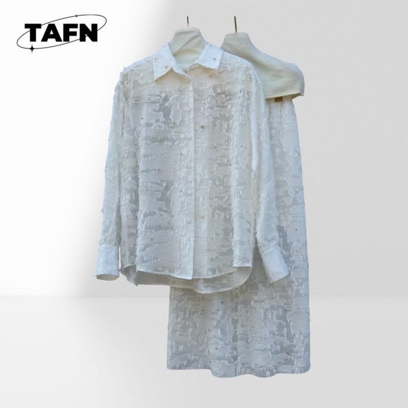 Women Formal Wear Outfits - Dames moderne tweedelige jurkenset Casual bijpassende