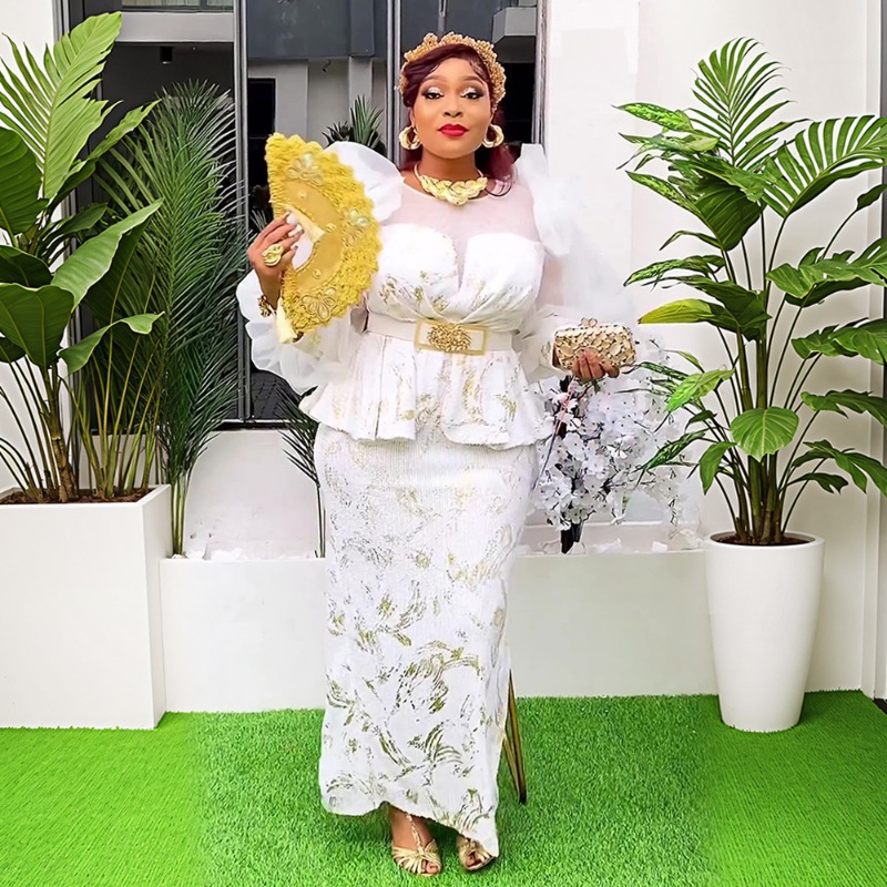 Women'S Formal Wear For Wedding - 2025 Nieuwe Vrouwen Afrikaanse Feestjurk Dashiki