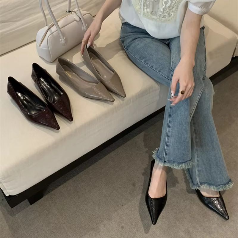 Women'S Work Fashion - Dames Zomer Basic Schoenen met Puntige