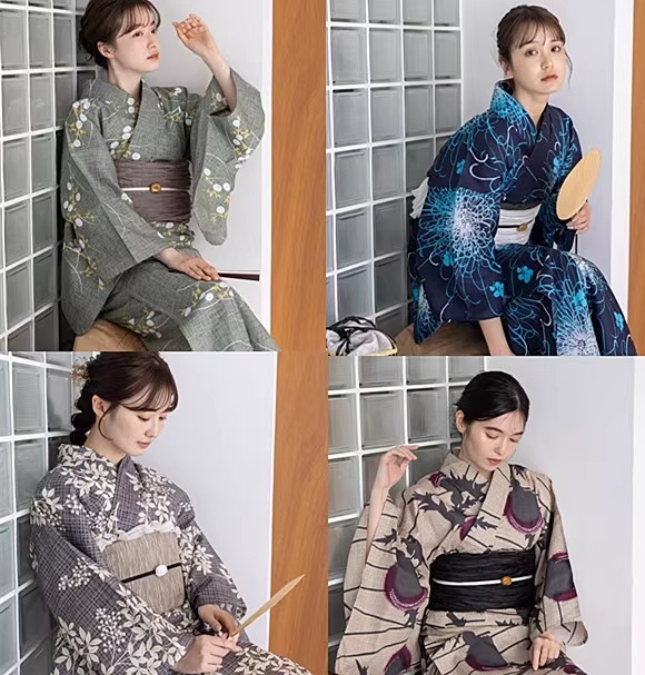 Women Formal Wear Photoshoot - Japanse kimono / yukata voor dames,