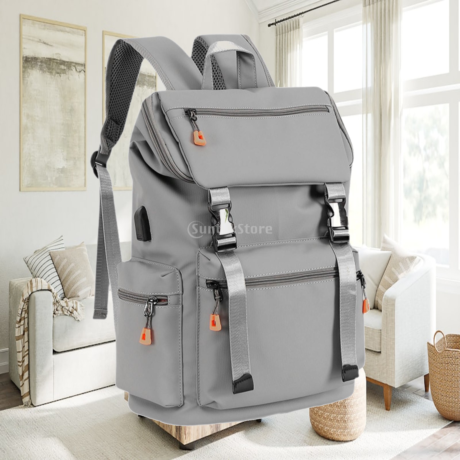 Women'S Work Fashion - Casual rugzakorganizer Draagtas Zakken Modieuze verstelbare