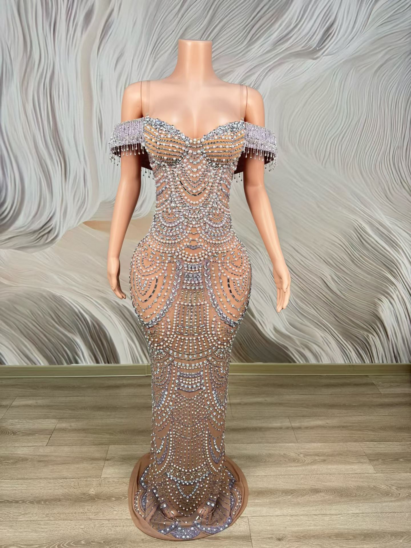 Luxe elegante formele straples - Women Formal Wear Photoshoot recensie en prijs