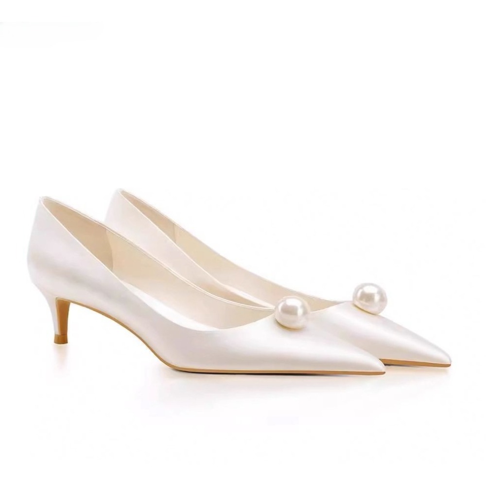 Nieuwe witte satijnen bruidssc - Women'S Formal Wear For Wedding recensie en prijs