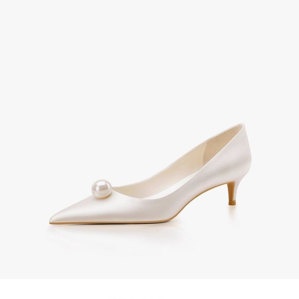 Nieuwe witte satijnen bruidssc - Women'S Formal Wear For Wedding recensie en prijs
