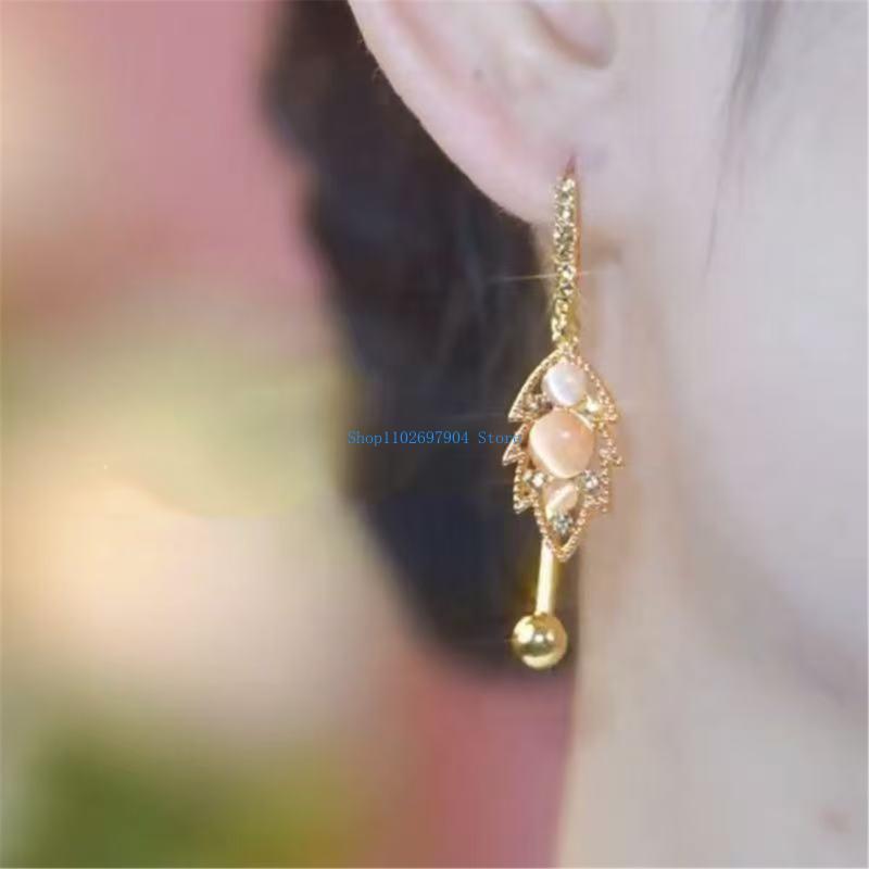 N7YF Cats Eye Leaf-oorbellen v - Women Formal Wear Designers recensie en prijs