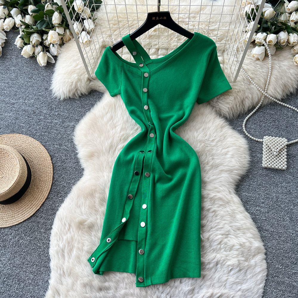 Jurken voor dames, midi-lengte - Wrap Dress Work recensie en prijs