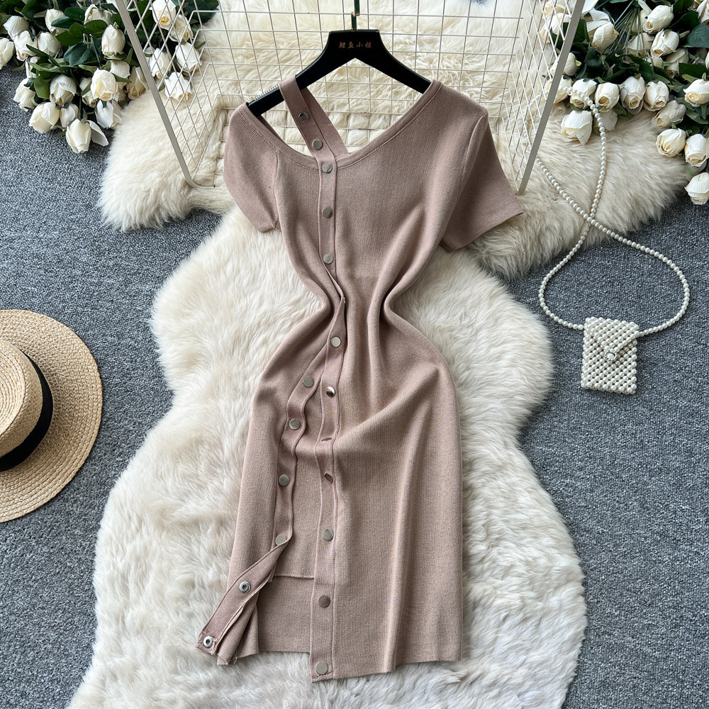 Jurken voor dames, midi-lengte - Wrap Dress Work recensie en prijs