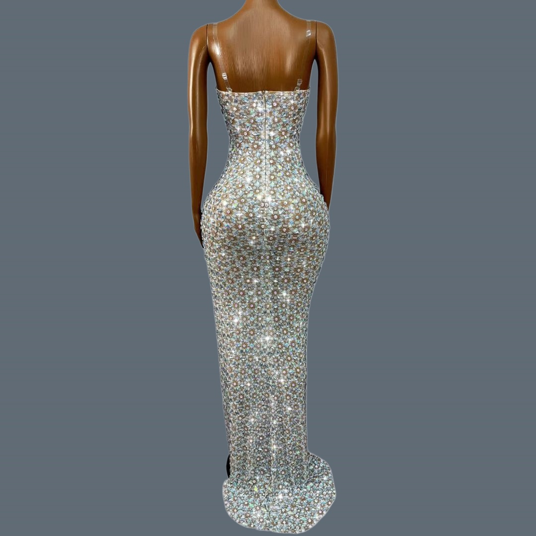 Formele strapless jurk met hog - Women Formal Wear Photoshoot recensie en prijs