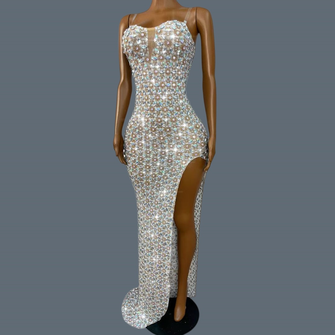 Formele strapless jurk met hog - Women Formal Wear Photoshoot recensie en prijs