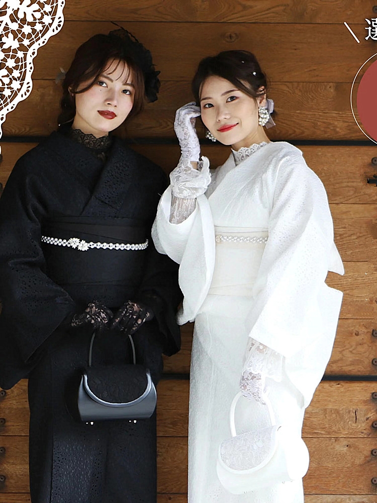 Elegante kantkimono - Japanse  - Women Formal Wear Designers recensie en prijs
