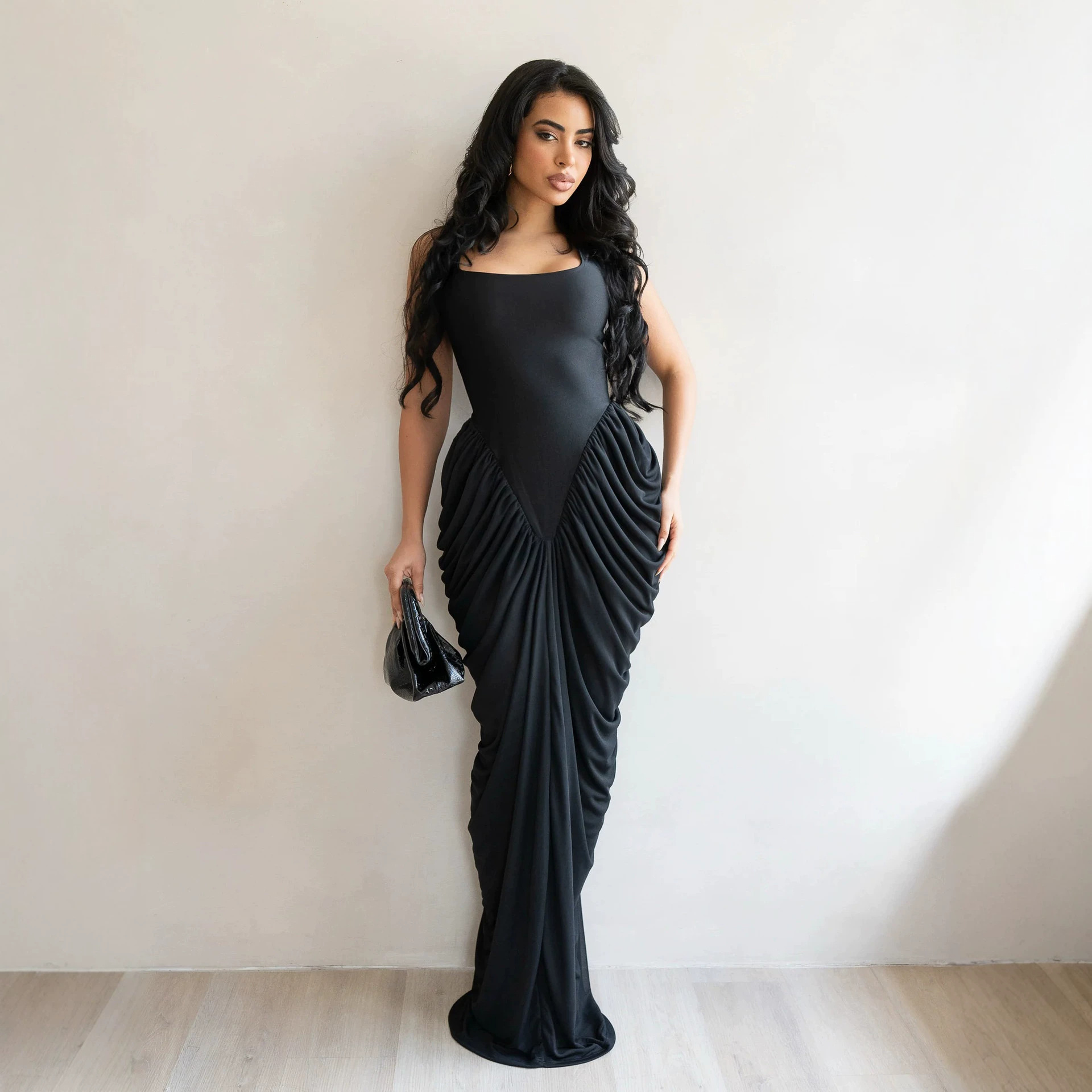 Lange jurk damesjurken sexy ve - Wrap Dress Work recensie en prijs