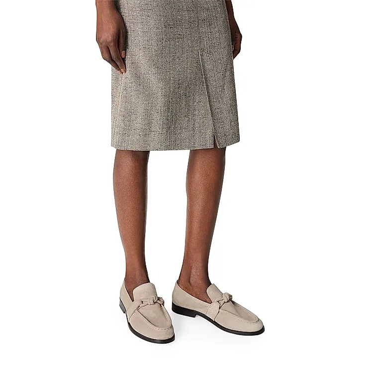 Dames lederen loafers met knoo - Women Formal Wear Shoes recensie en prijs