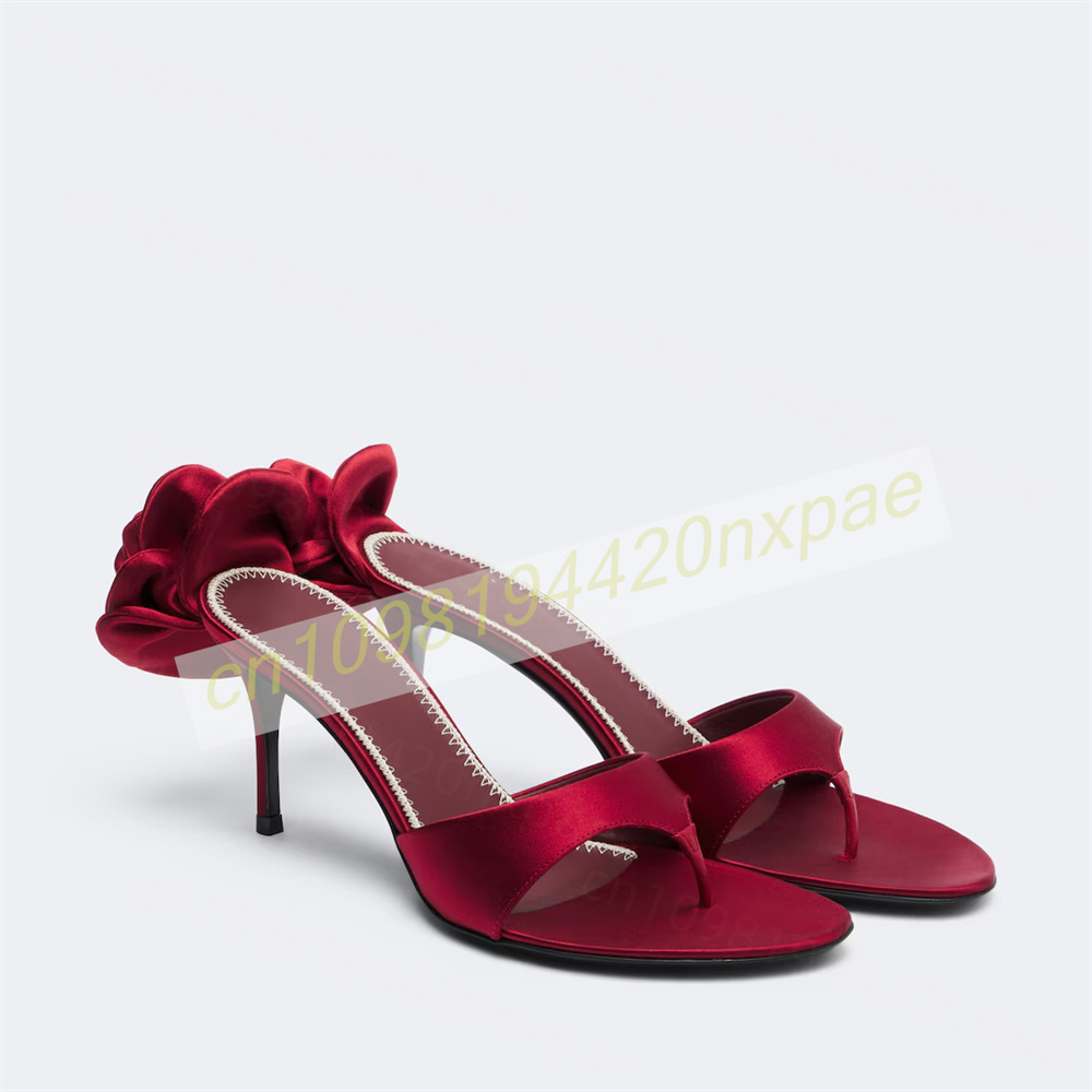 Dames rode satijnen thong mule - Women'S Formal Wear For Wedding recensie en prijs