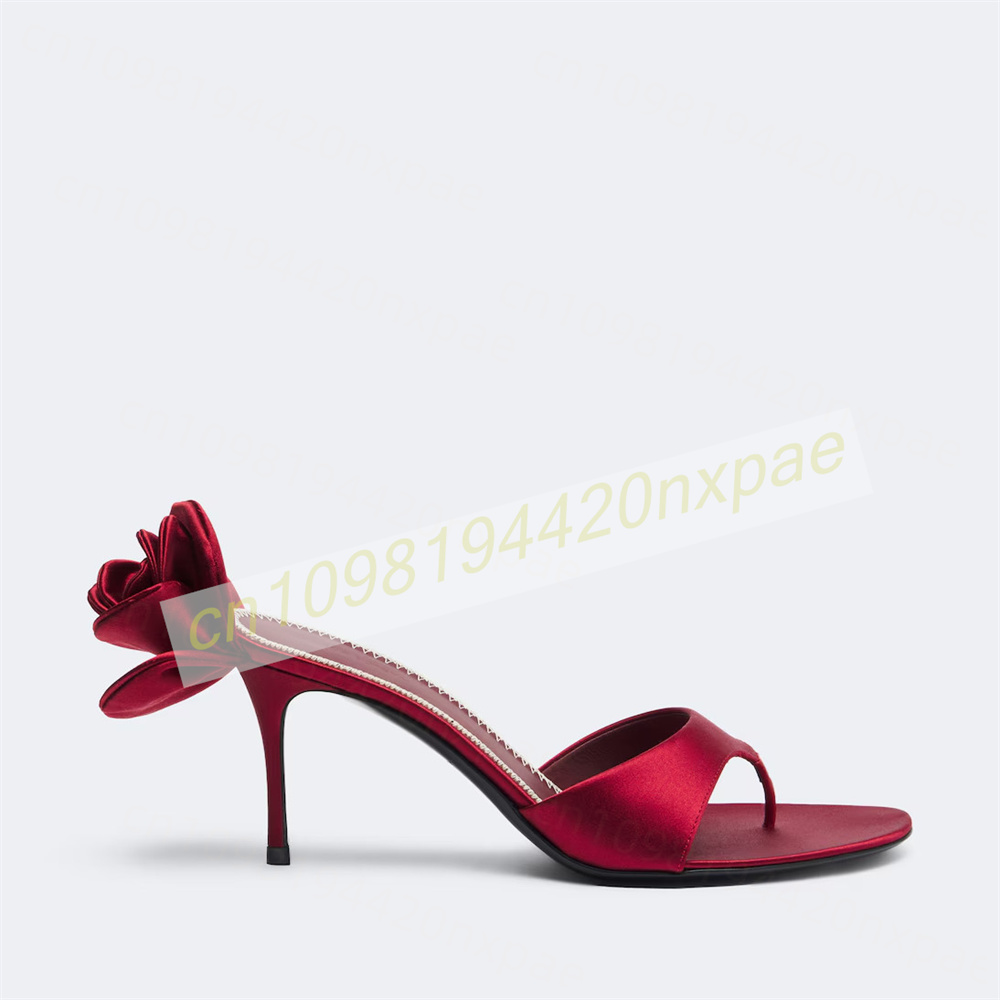 Dames rode satijnen thong mule - Women'S Formal Wear For Wedding recensie en prijs