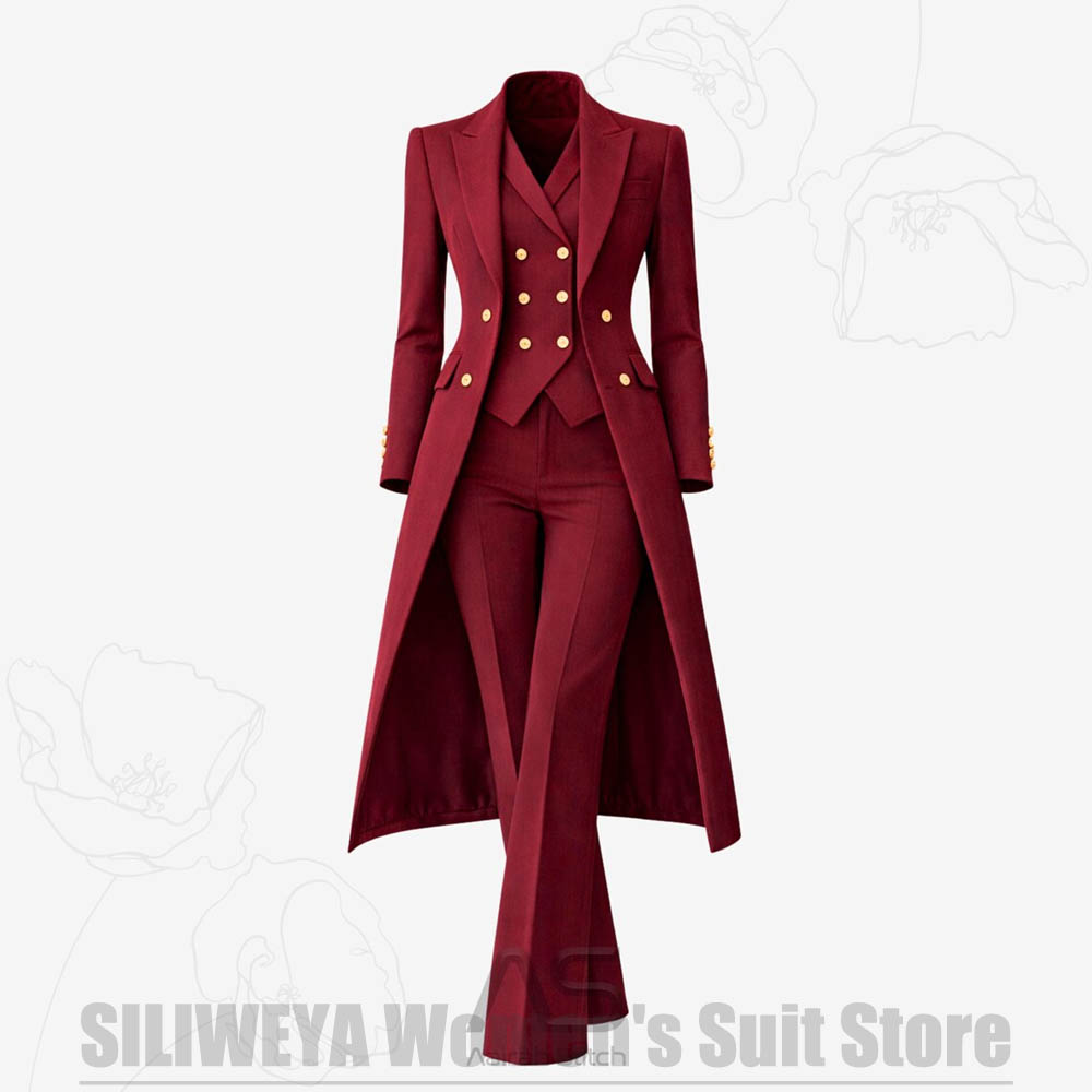 Damespak 3-delig dubbelgeknoop - Women Formal Wear Outfits recensie en prijs