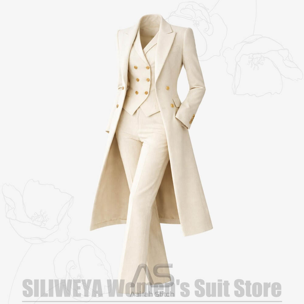 Damespak 3-delig dubbelgeknoop - Women Formal Wear Outfits recensie en prijs