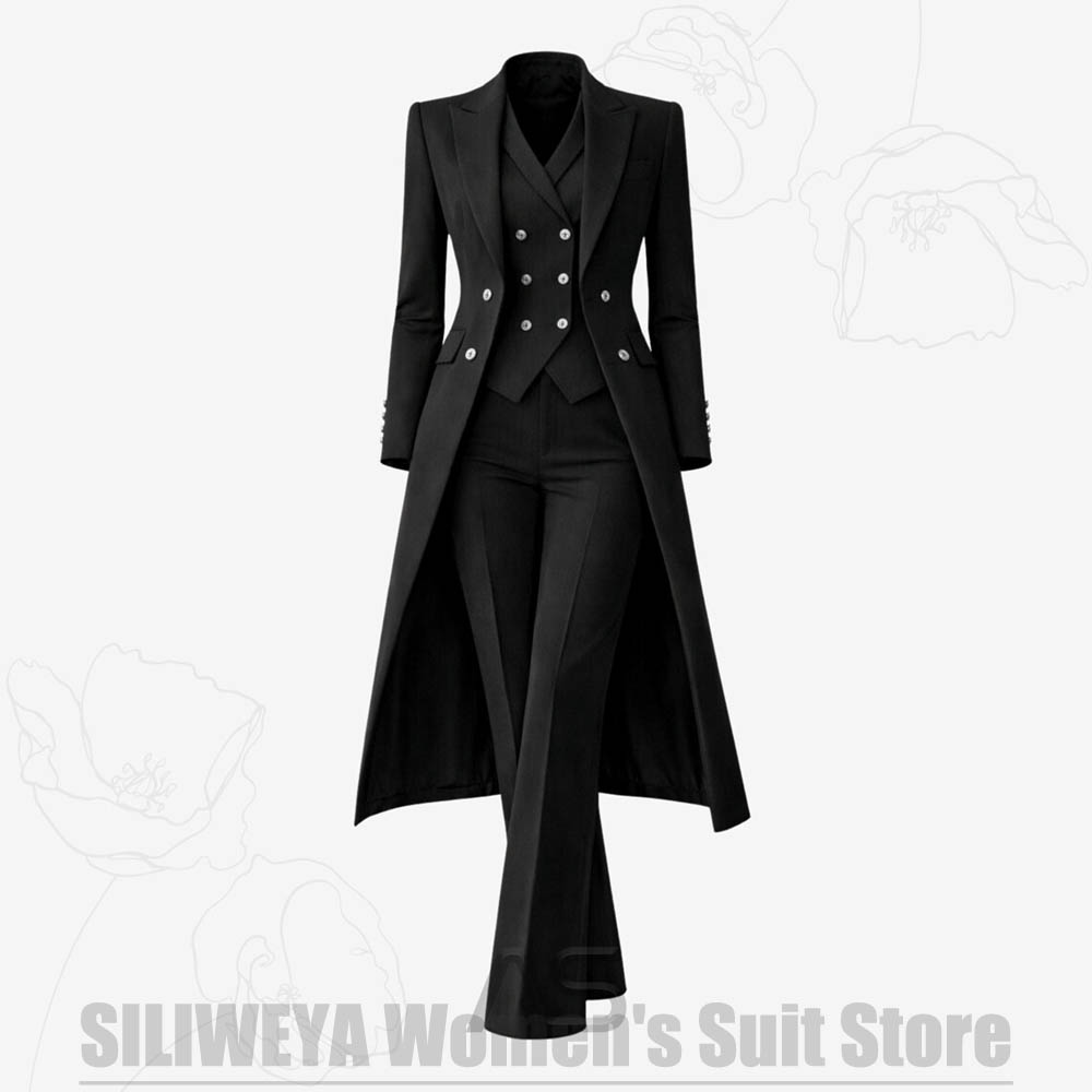 Damespak 3-delig dubbelgeknoop - Women Formal Wear Outfits recensie en prijs