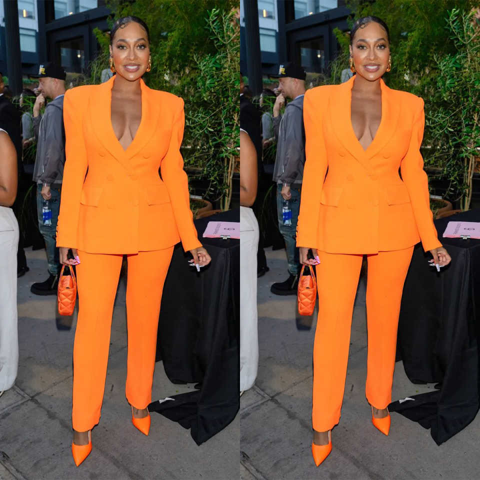 Aangepaste oranje lente damesb - Women Formal Wear Designers recensie en prijs