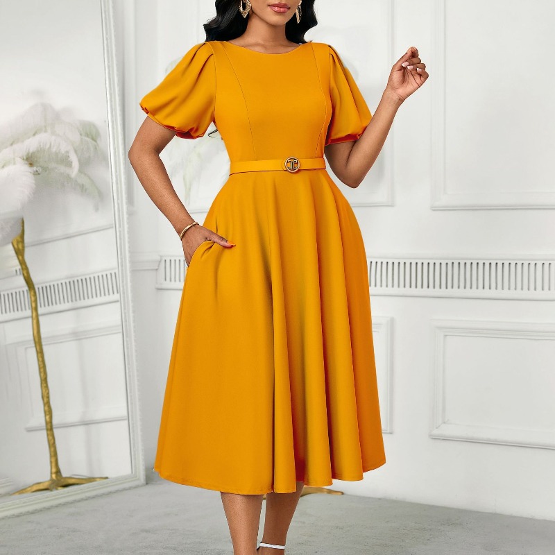 2025 Nieuwe Kantoor Dame Werk  - Wrap Dress Work recensie en prijs